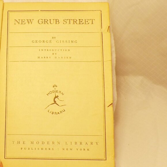 VTG Book "New Grub Street" by George Gissing - Picture 10 of 14
